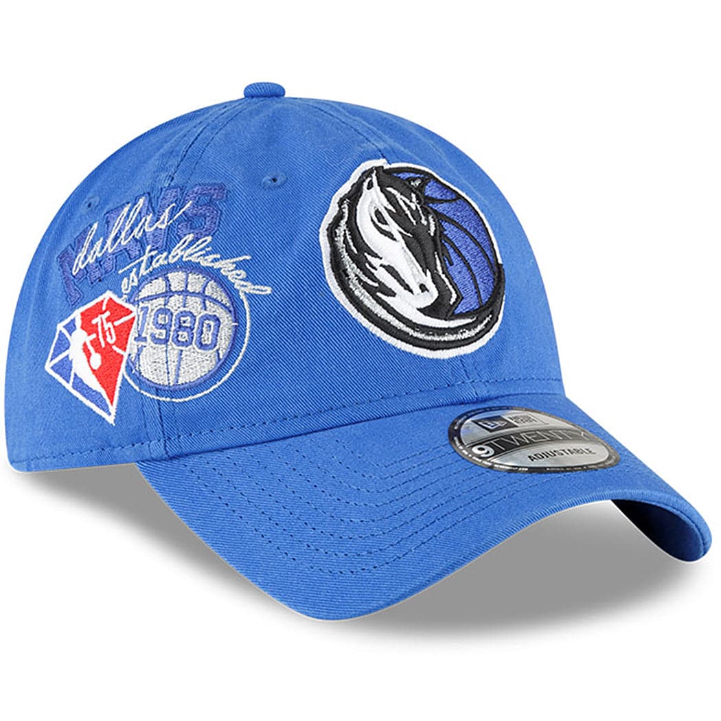New Era Caps Dallas Mavericks New Era NBA 21-22 Back Half 9TWENTY Hat - Blue