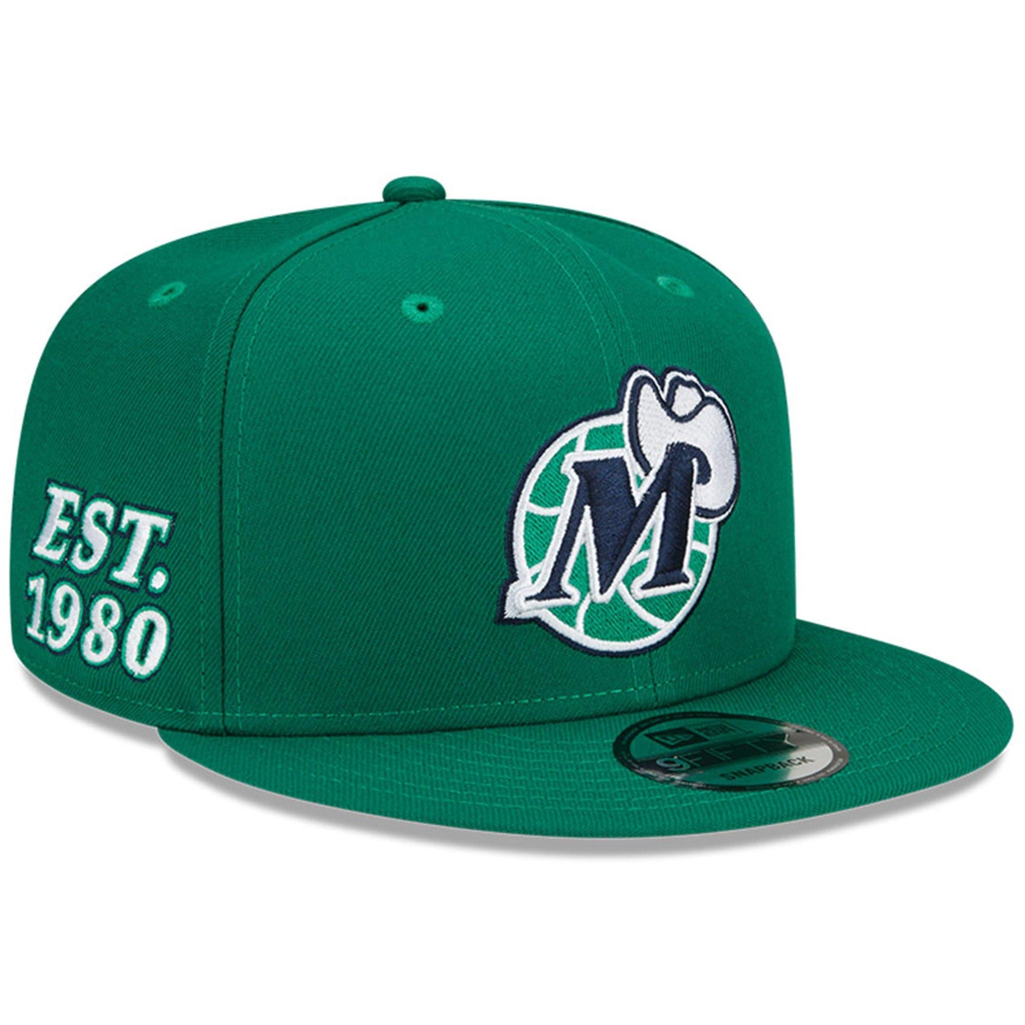 New Era Caps Dallas Mavericks New Era NBA 21-22 City Edition ALT 9FIFTY Snapback Hat - Green