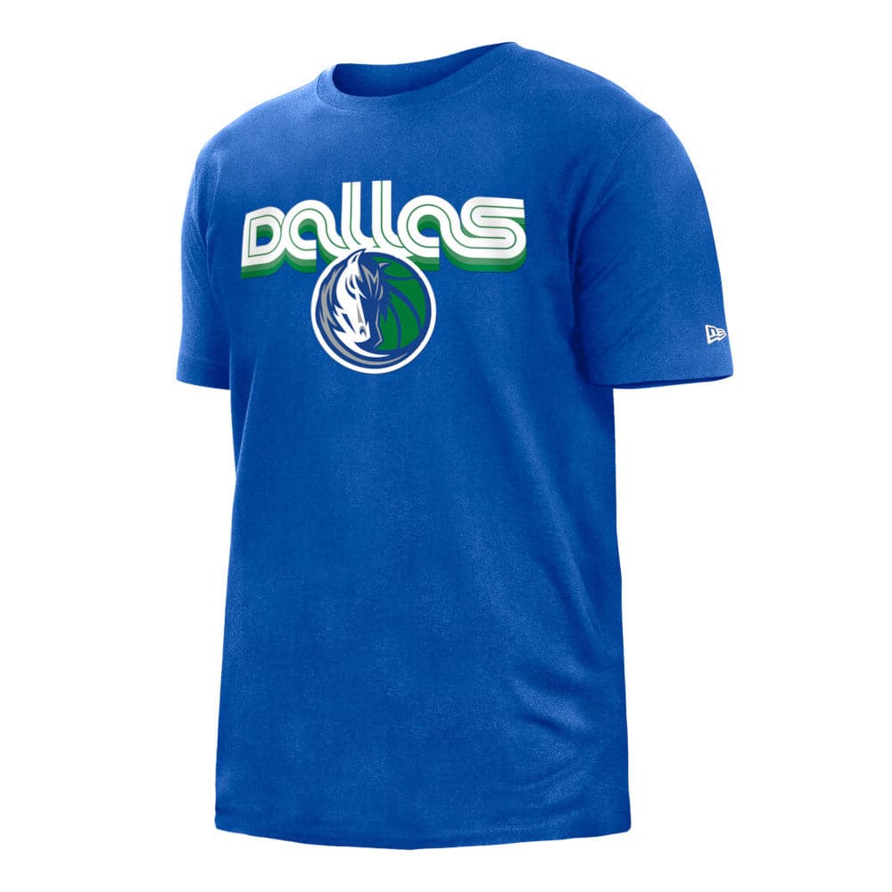 New Era T-Shirts Dallas Mavericks New Era NBA 22-23 City Edition T-Shirt - Blue