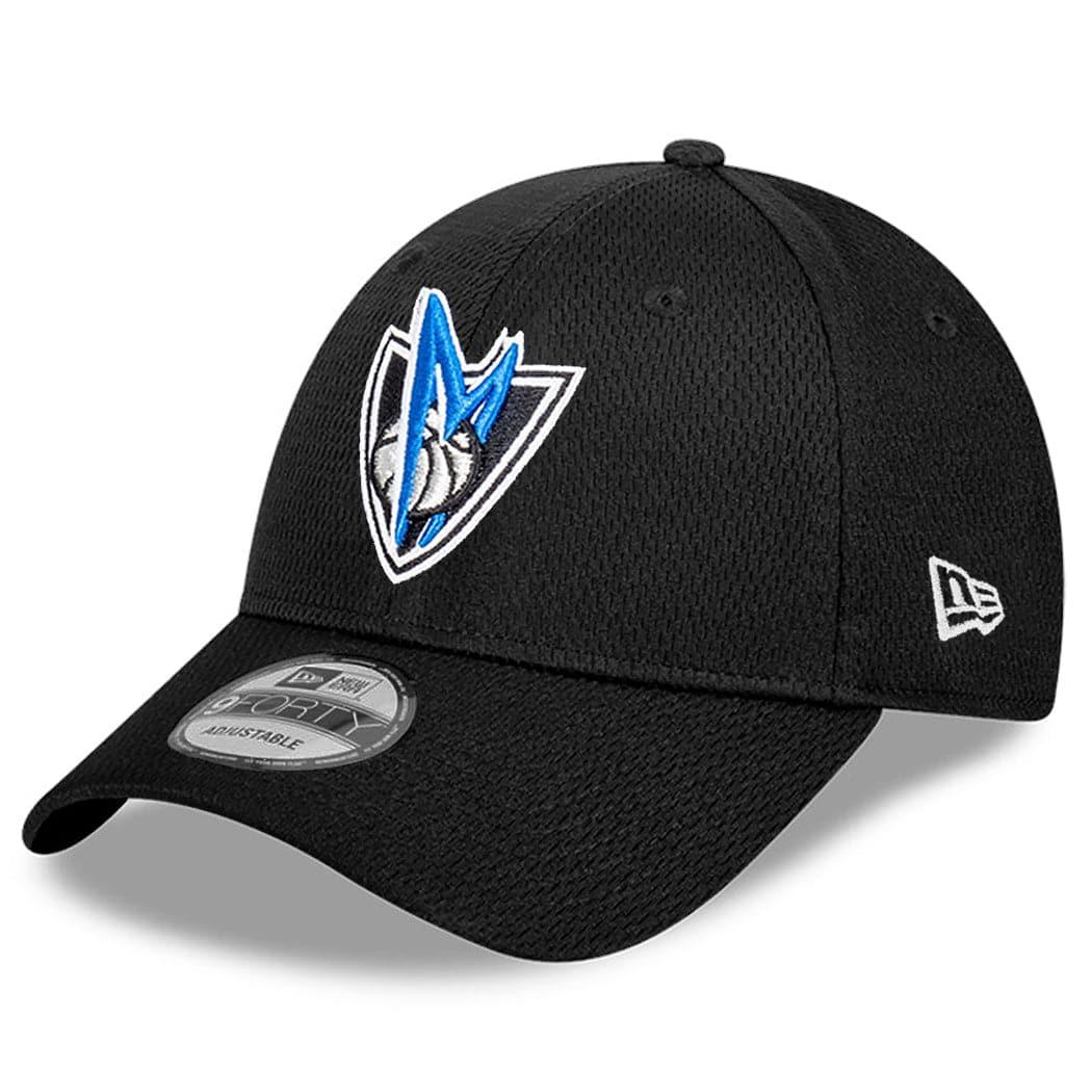 New Era Caps Dallas Mavericks New Era NBA Alt Dash Mesh 9FORTY Snapback Hat - Black