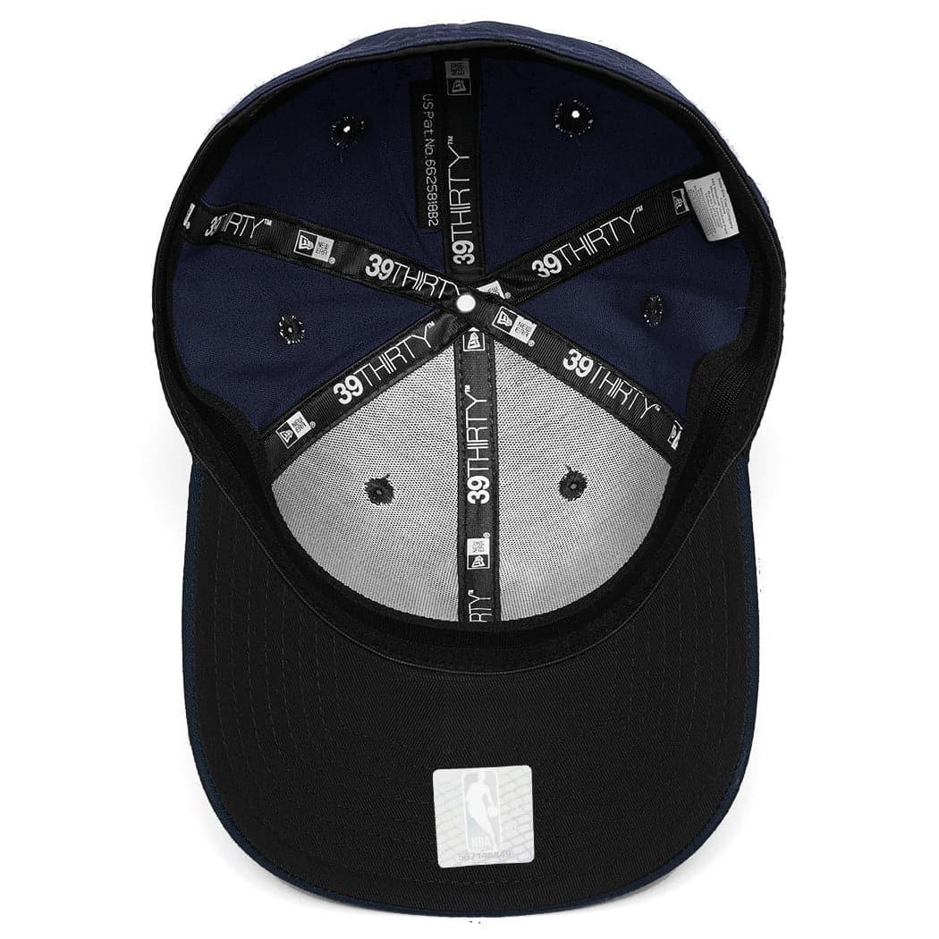 New Era Caps Dallas Mavericks New Era NBA Team 39THIRTY Flex Fit Curve Hat - Navy