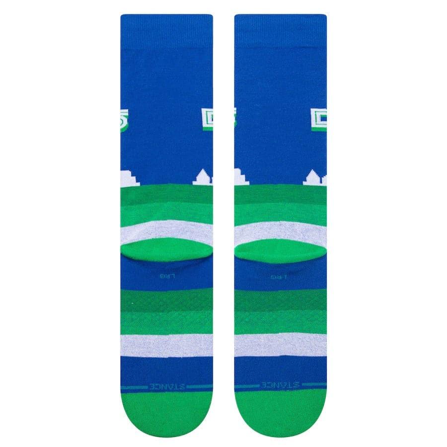 Stance Socks Large (9-12 US) Dallas Mavericks Stance NBA 22-23 City Edition Crew Socks - Royal