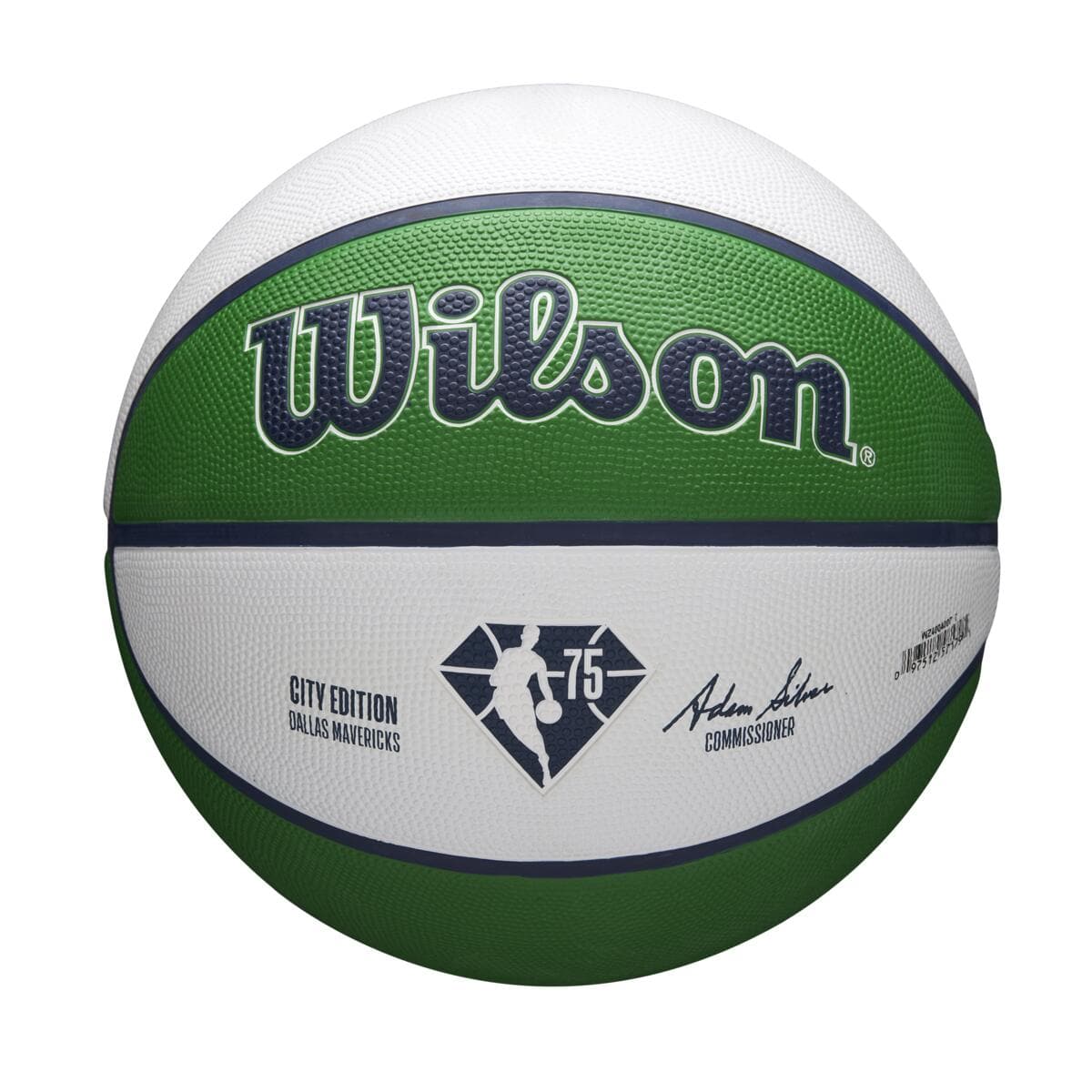 Wilson Sporting Goods Balls Dallas Mavericks Wilson NBA 21-22 City Edition Full Size Basketball Ball - Size 7