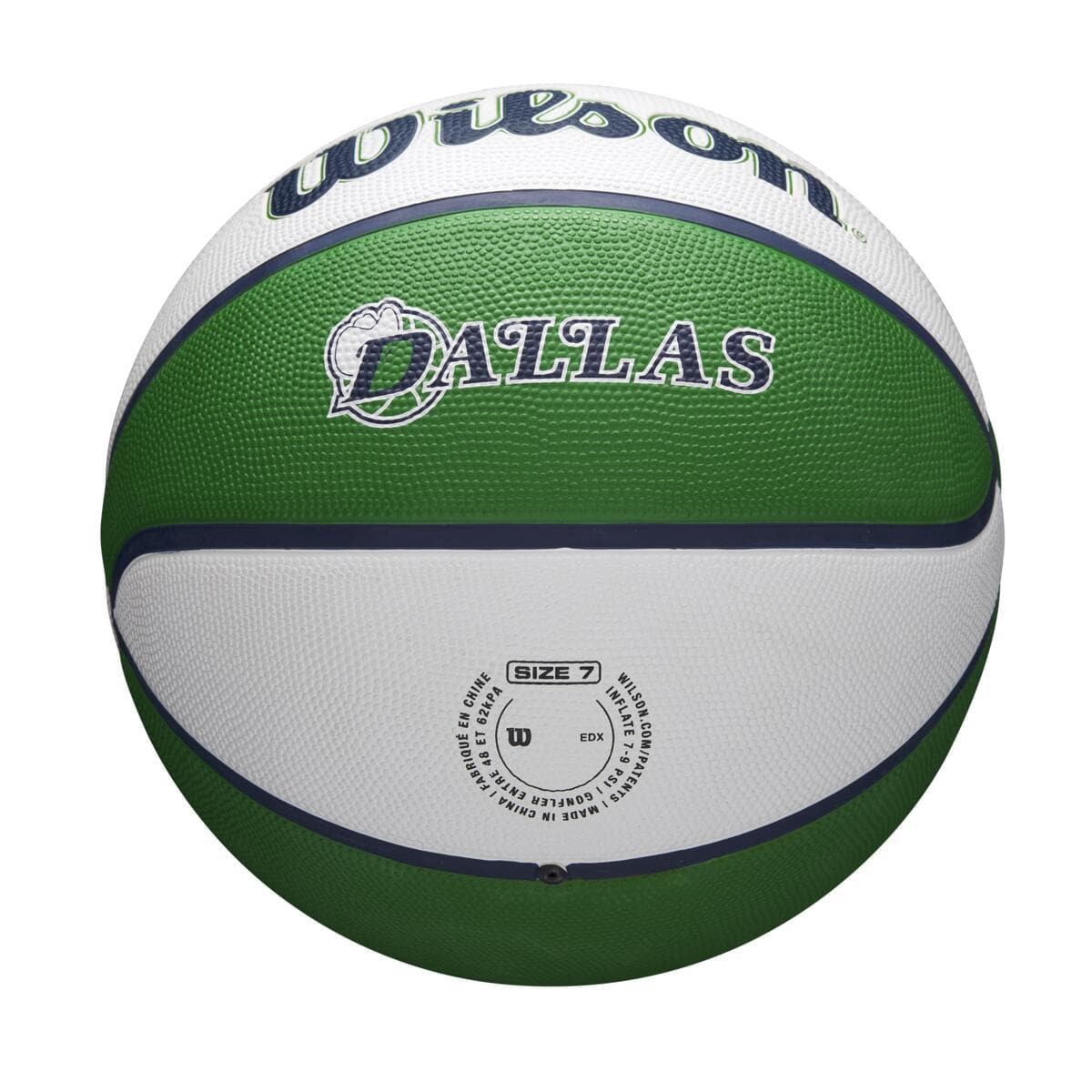 Wilson Sporting Goods Balls Dallas Mavericks Wilson NBA 21-22 City Edition Full Size Basketball Ball - Size 7