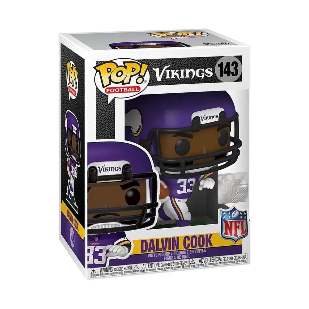 Funko Figures Dalvin Cook Minnesota Vikings Funko NFL Pop Vinyl 3.75" 143 Figure - Purple
