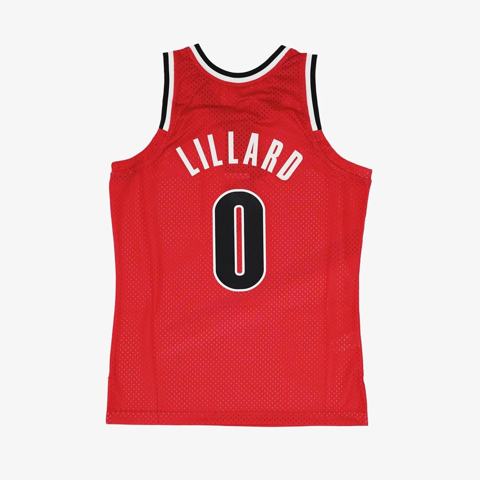 Mitchell And Ness Jerseys Damian Lillard Portland Trail Blazers Mitchell & Ness NBA Swingman Jersey 12-13 - Red