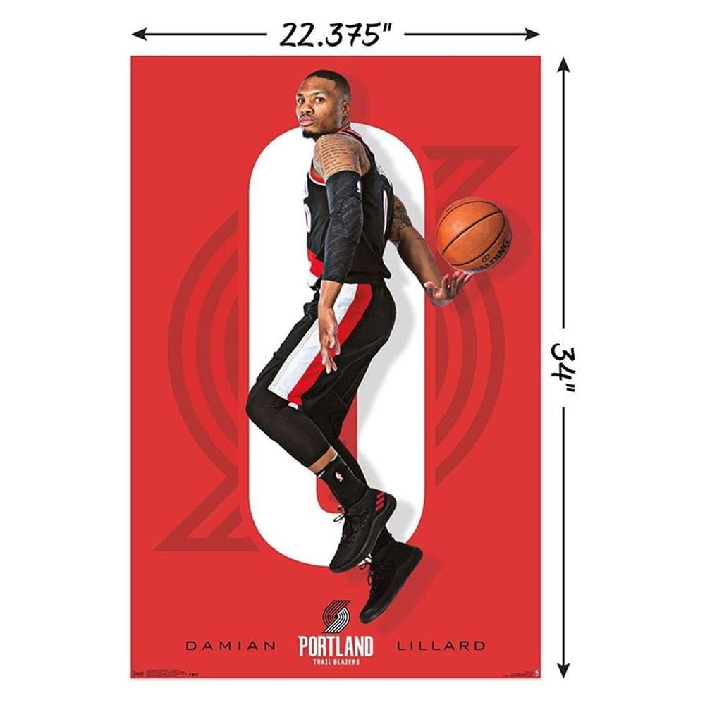 Trends International Posters Damian Lillard Portland Trail Blazers Trends NBA 57 x 86cm Poster