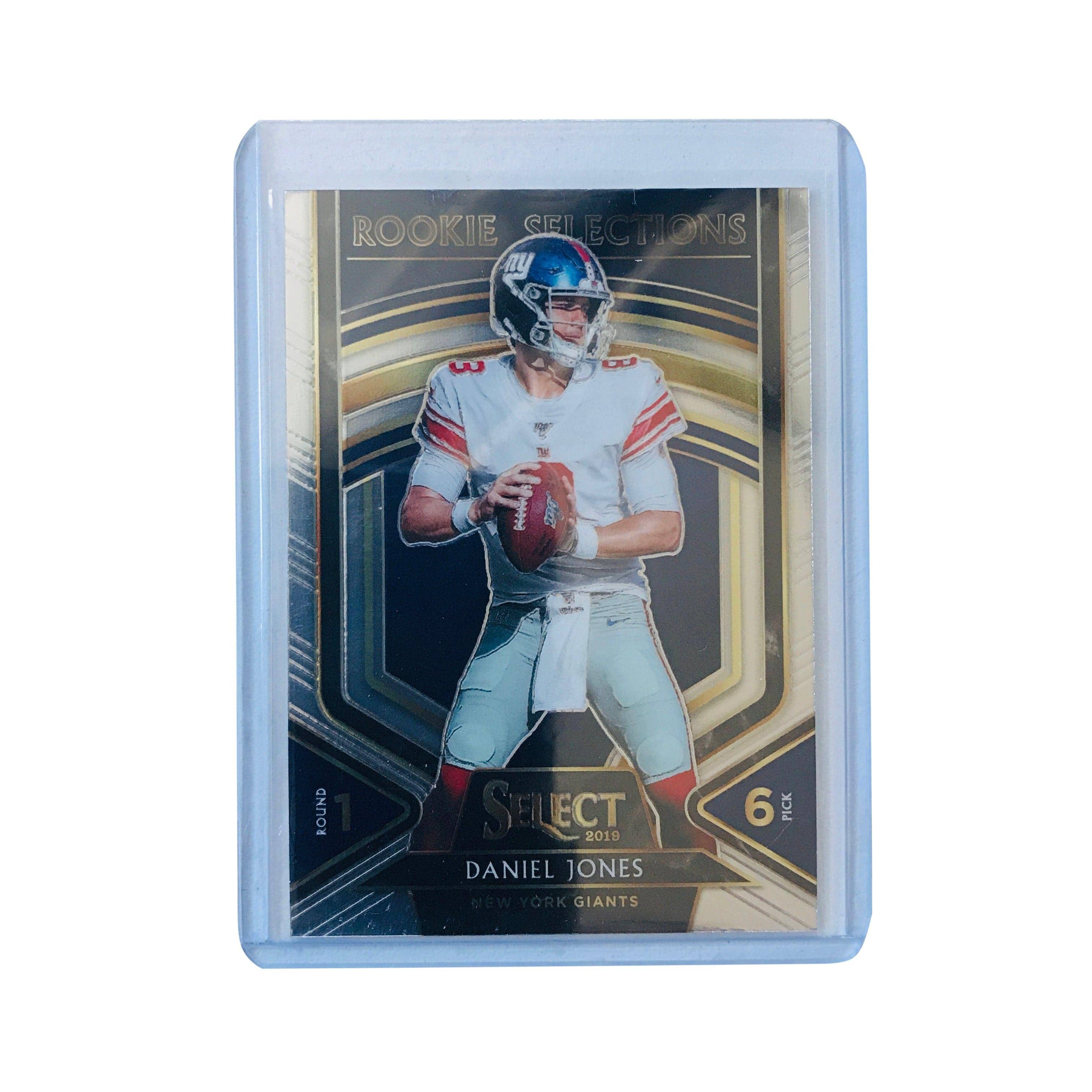 Panini Cards Daniel Jones New York Giants 2019 Panini Select NFL Rookie Selections Card