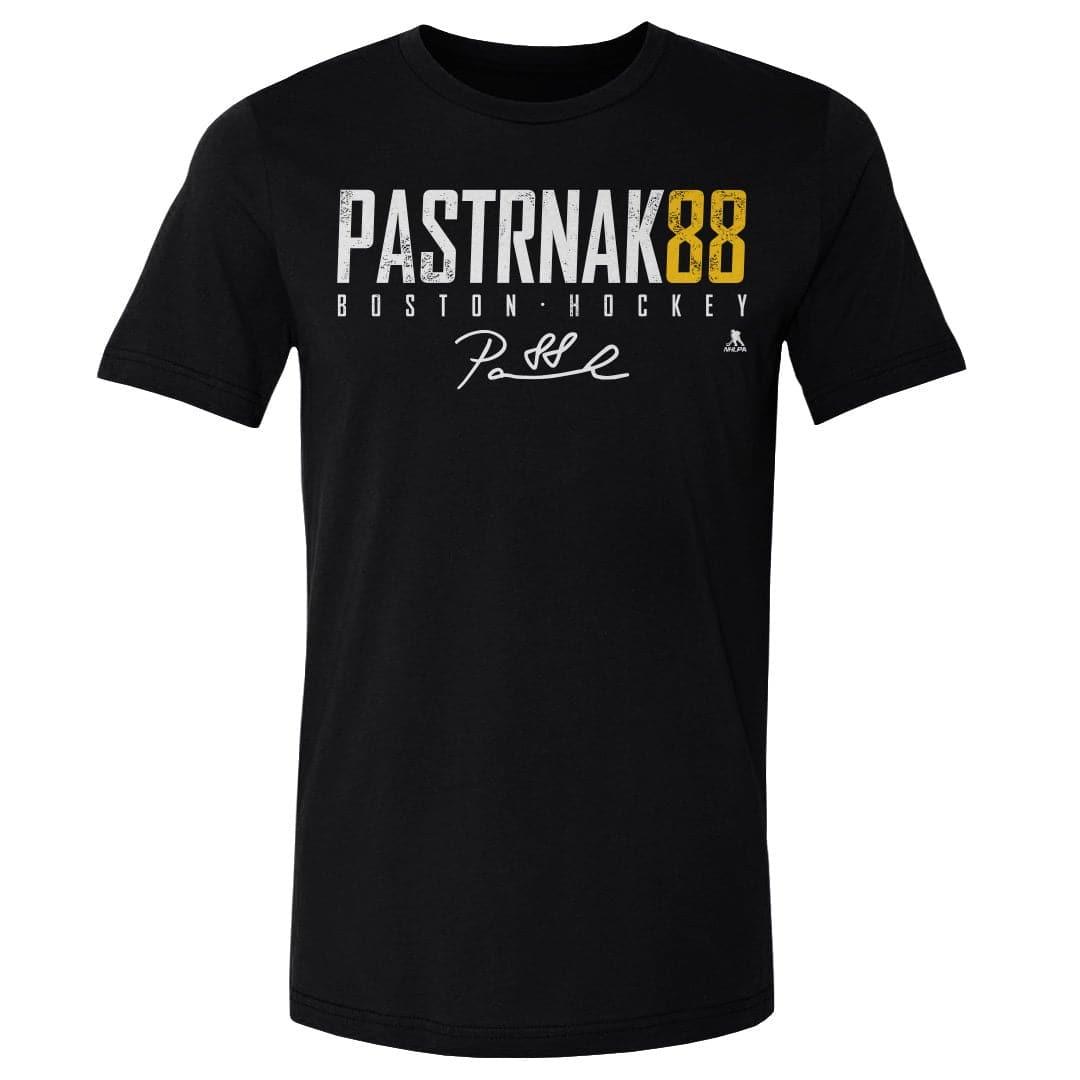 500 Level T-Shirts David Pastrnak Boston Bruins 500 Level NHL Elite T-Shirt - Black