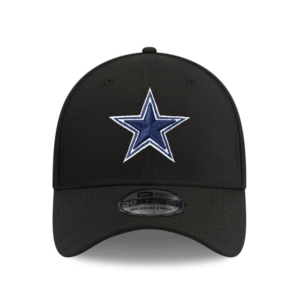 Dallas Cowboys New Era NFL Team 39THIRTY Stretch Fit Hat - Black
