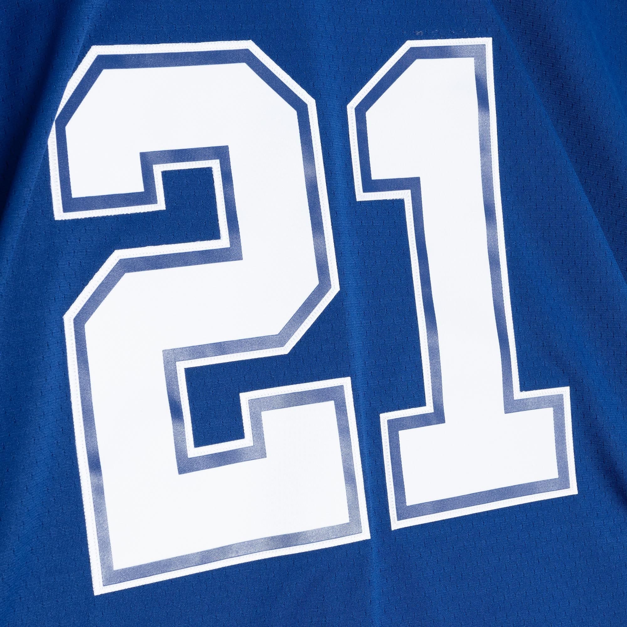 Mitchell And Ness Jerseys Deion Sanders Dallas Cowboys 95-96 Mitchell & Ness NFL Throwback Legacy Jersey - Royal