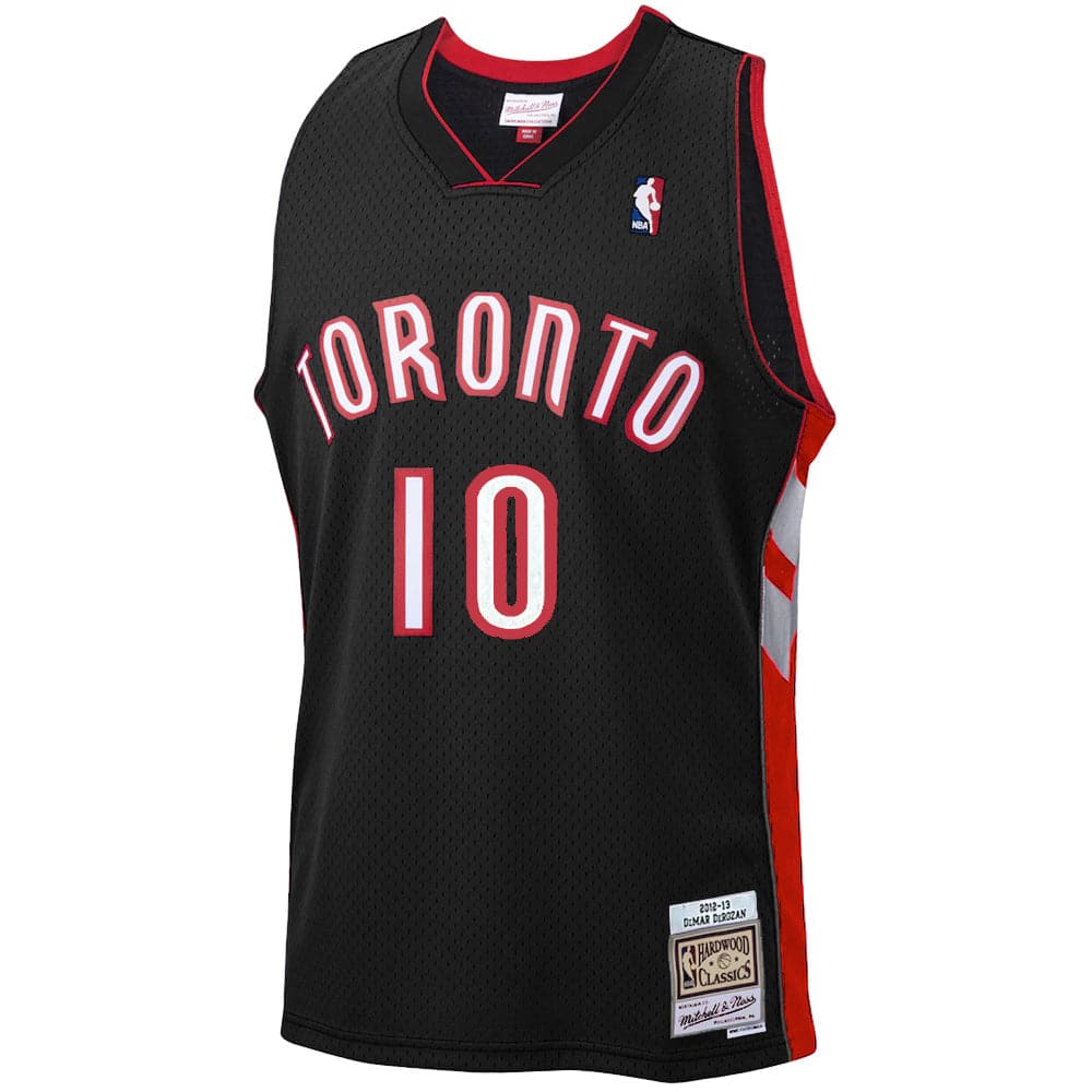 Mitchell And Ness Jerseys Demar Derozan Toronto Raptors Mitchell & Ness NBA 12-13 Road Swingman Jersey - Black