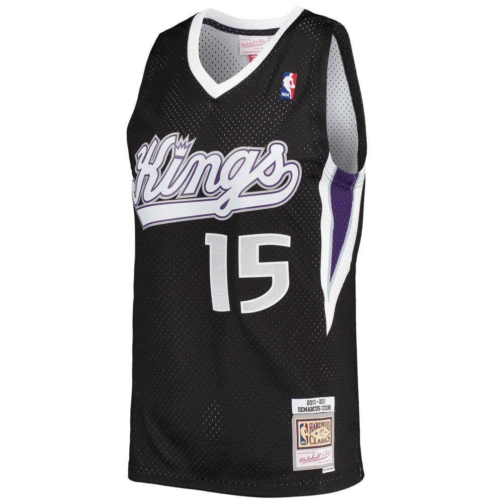 Mitchell And Ness Jerseys DeMarcus Cousins Sacramento Kings Mitchell & Ness NBA 11-12 Away Swingman Jersey - Black