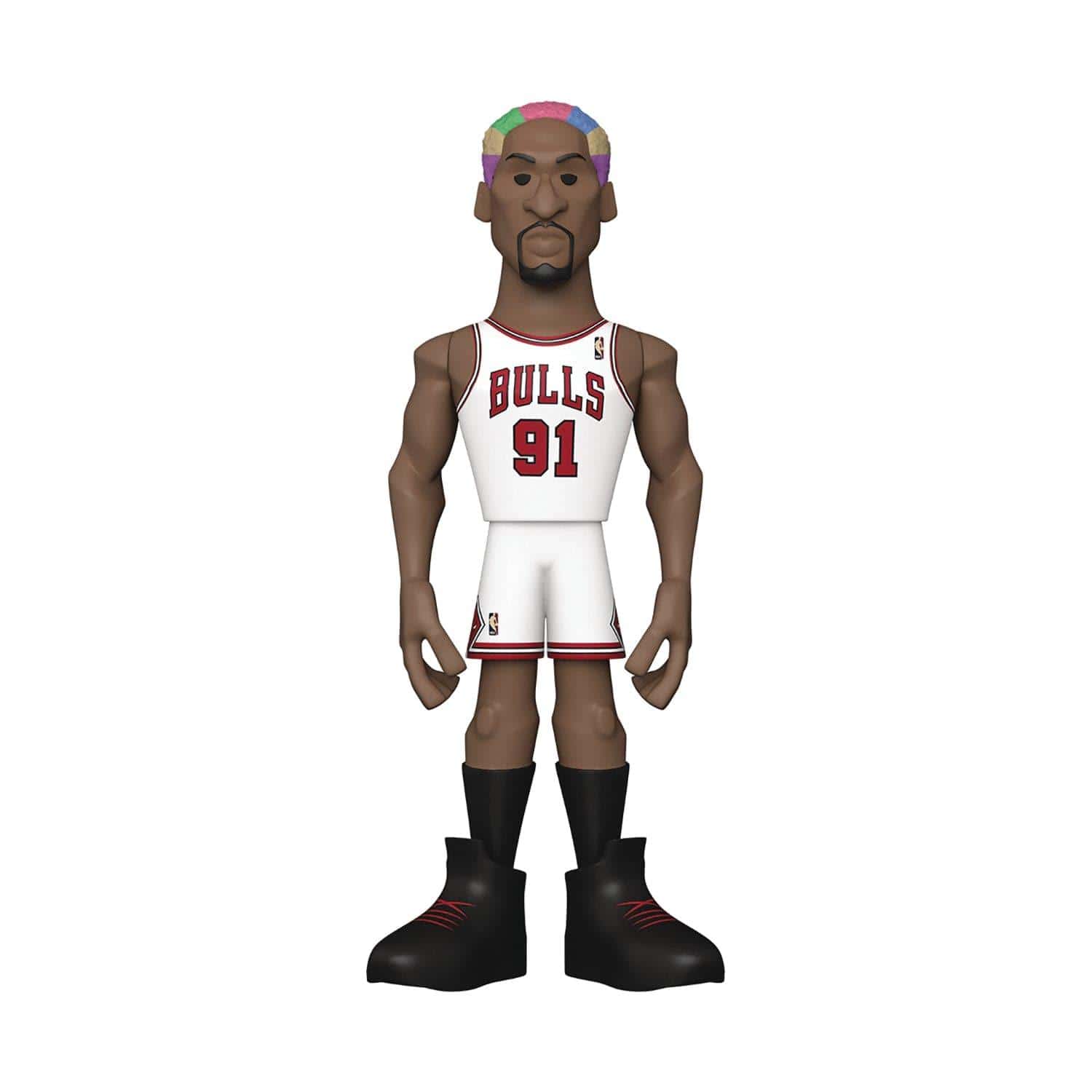 Funko Figures Dennis Rodman Chicago Bulls Funko NBA 5" Vinyl Gold Figure - White