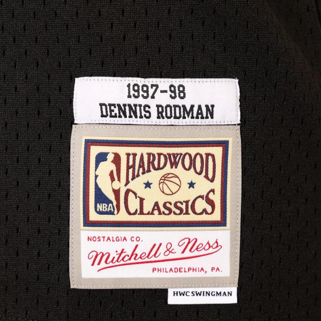 Mitchell And Ness Jerseys Dennis Rodman Chicago Bulls Mitchell & Ness NBA 95-96 Swingman Jersey - Black