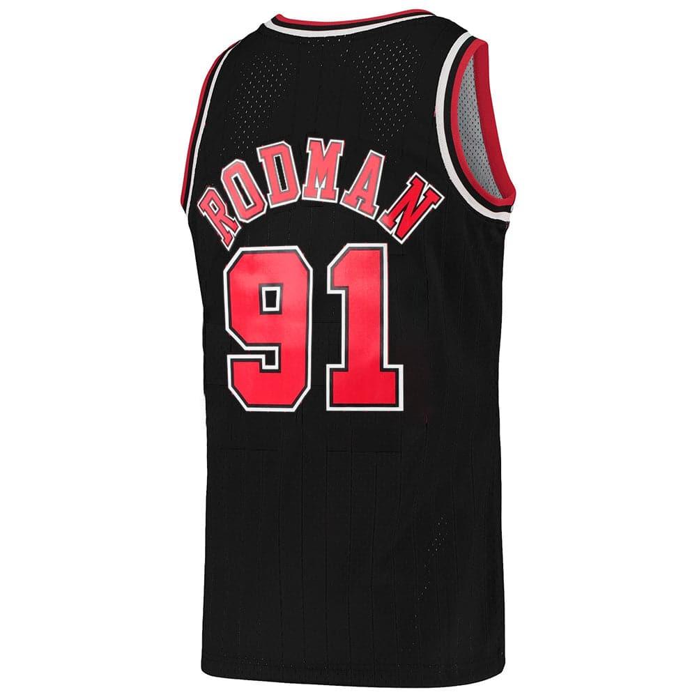 Mitchell And Ness Jerseys Dennis Rodman Chicago Bulls Mitchell & Ness NBA 95-96 Swingman Jersey - Black