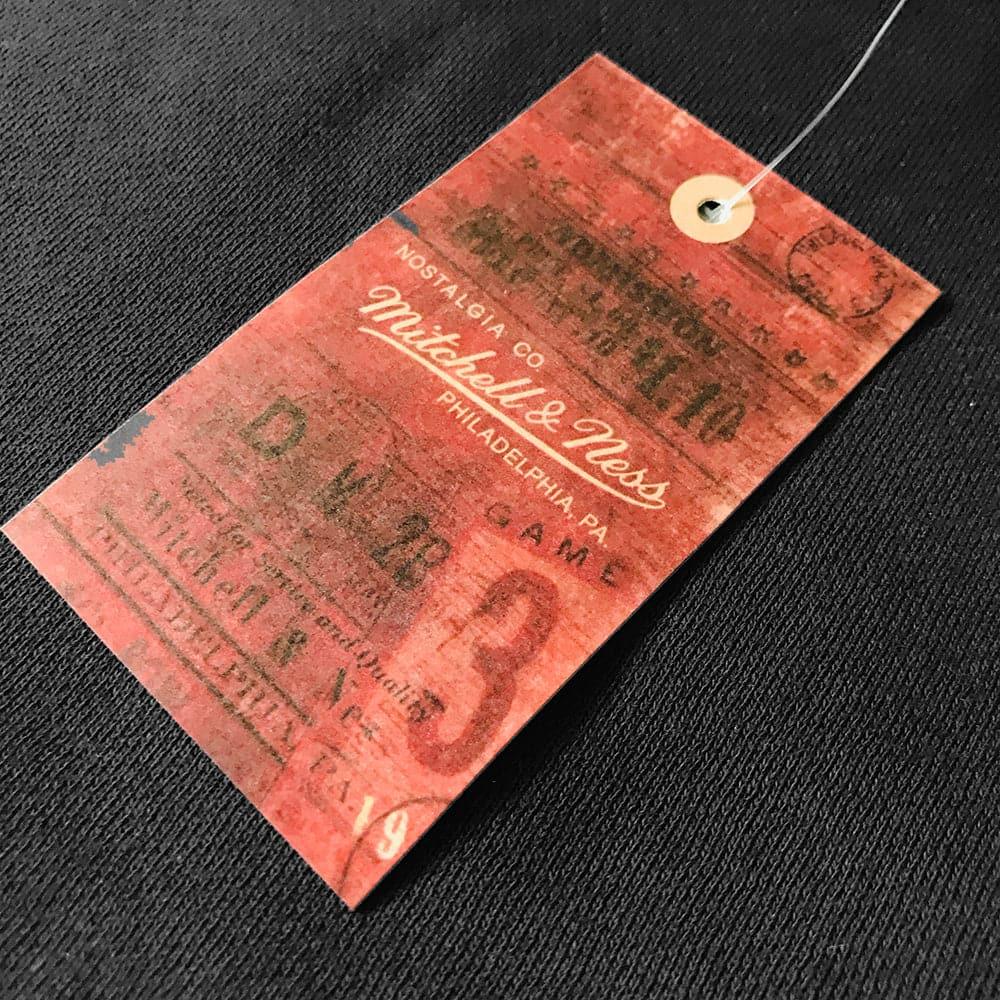 Mitchell And Ness Jumpers Dennis Rodman Chicago Bulls Mitchell & Ness NBA HOF Vintage Crew Jumper - Faded Black