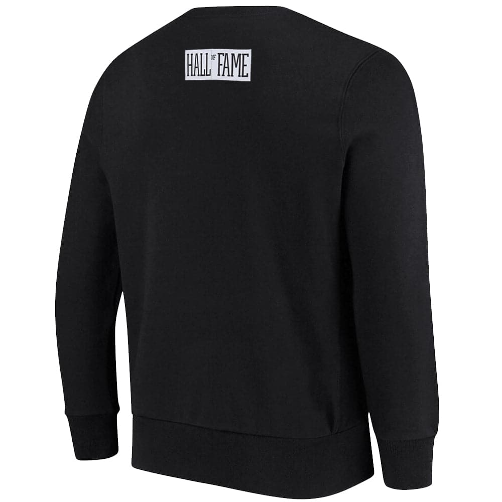 Mitchell And Ness Jumpers Dennis Rodman Chicago Bulls Mitchell & Ness NBA HOF Vintage Crew Jumper - Faded Black