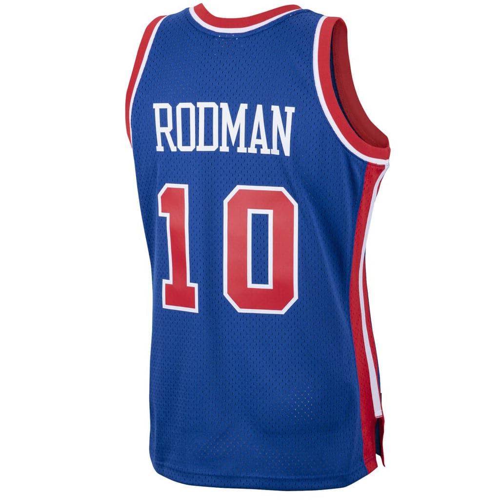 Mitchell And Ness Jerseys Dennis Rodman Detroit Pistons Mitchell & Ness NBA 88-89 Swingman Jersey - Blue