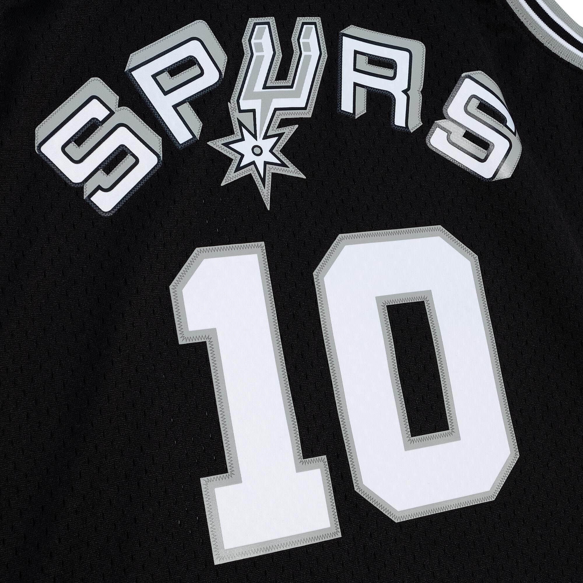 Mitchell And Ness Jerseys Dennis Rodman San Antonio Spurs 93-94 Road Mitchell & Ness NBA Swingman Jersey - Black