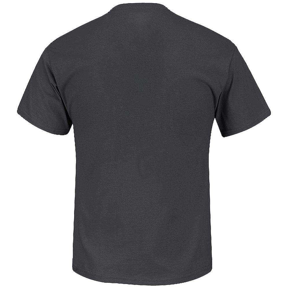 Majestic Athletic T-Shirts Denver Broncos Majestic NFL Heart & Soul T-Shirt - Charcoal