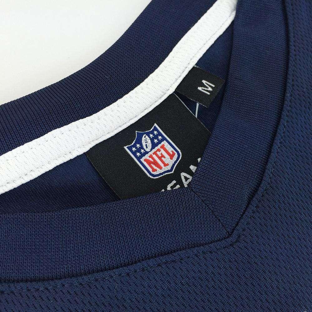 Majestic Athletic T-Shirts Denver Broncos Majestic NFL Poly Mesh Jersey Shirt - Navy