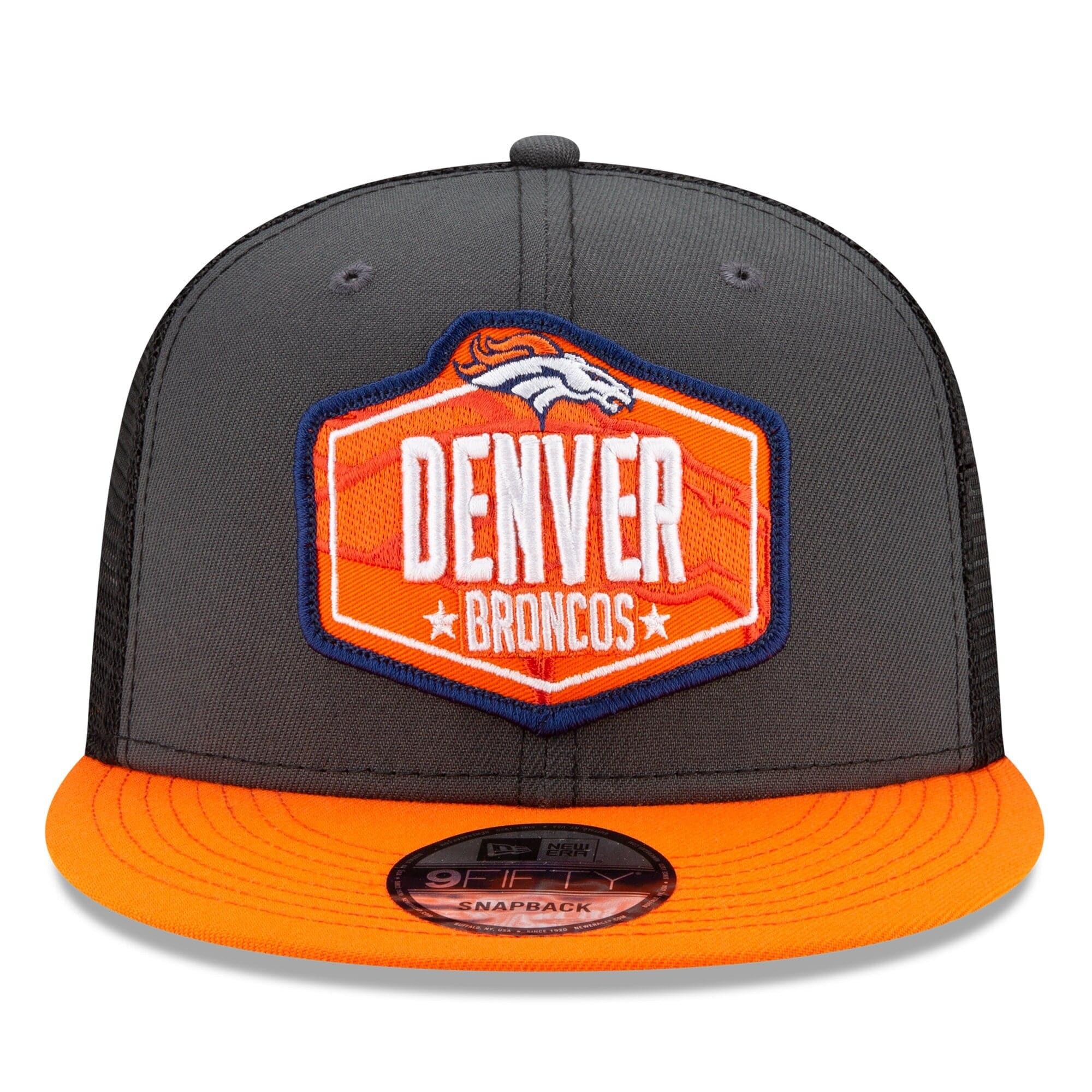 New Era Caps Denver Broncos New Era 2021 NFL Draft 9FIFTY Snapback Hat - Graphite