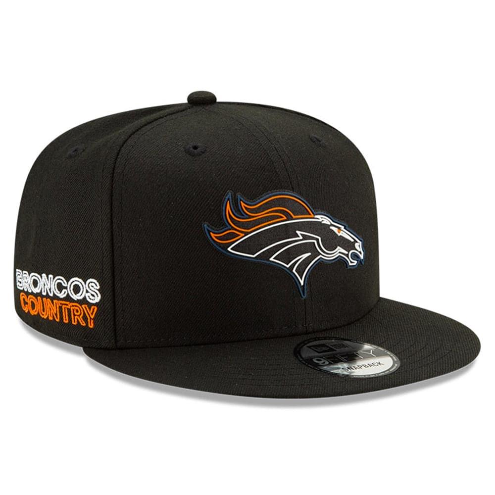 New Era Caps Denver Broncos New Era NFL 2020 Draft 9FIFTY Snapback Hat - Black