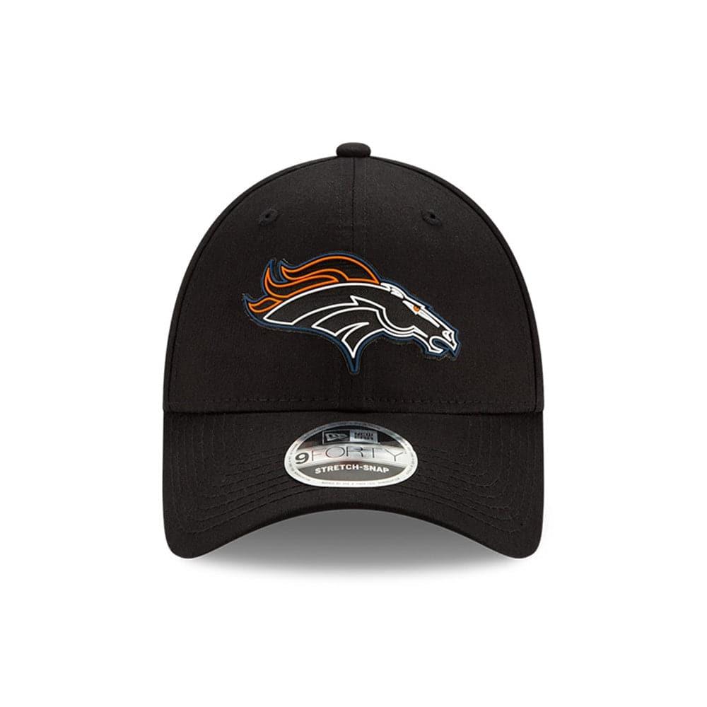 New Era Caps Denver Broncos New Era NFL 2020 Draft 9FORTY Stretch Snapback Curve Hat - Black