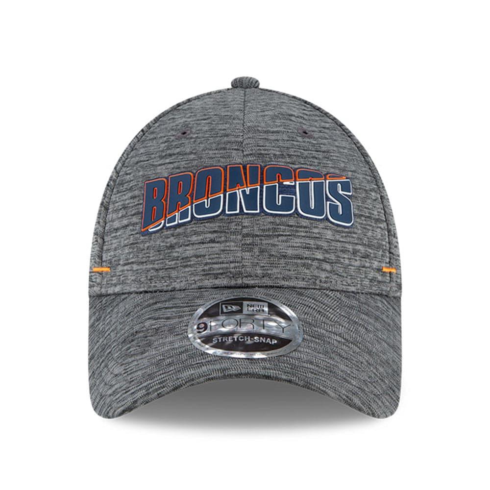 New Era Caps Denver Broncos New Era NFL 2020 Summer Sideline 9FORTY Snapback Curve Hat - Heather