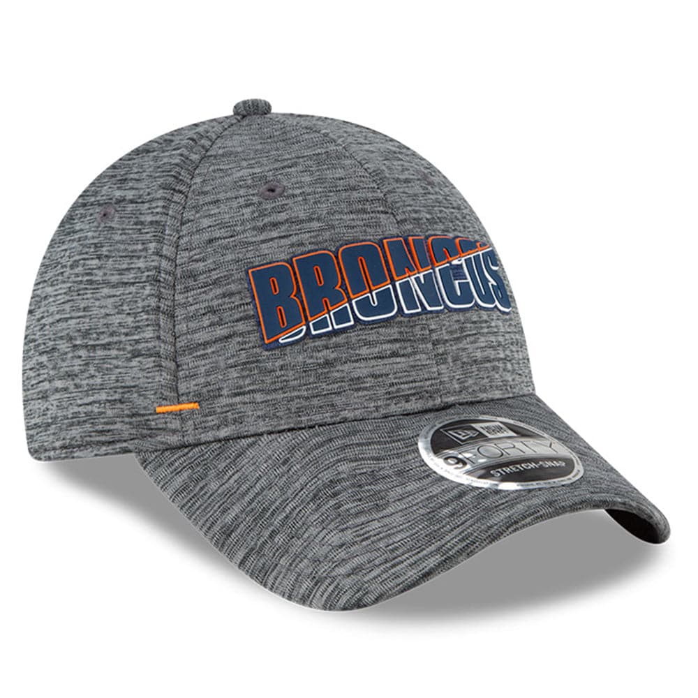 New Era Caps Denver Broncos New Era NFL 2020 Summer Sideline 9FORTY Snapback Curve Hat - Heather