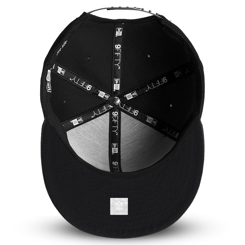 New Era Caps Denver Broncos New Era NFL Black On Black 9FIFTY Snapback Hat - Black