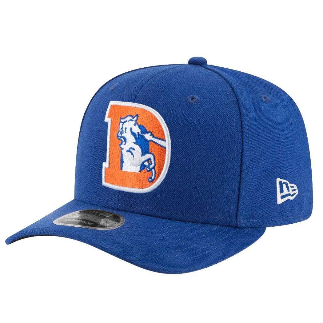 New Era Caps Denver Broncos New Era NFL Nickle & Dime Pre-Curved 9FIFTY Snapback Hat - Blue