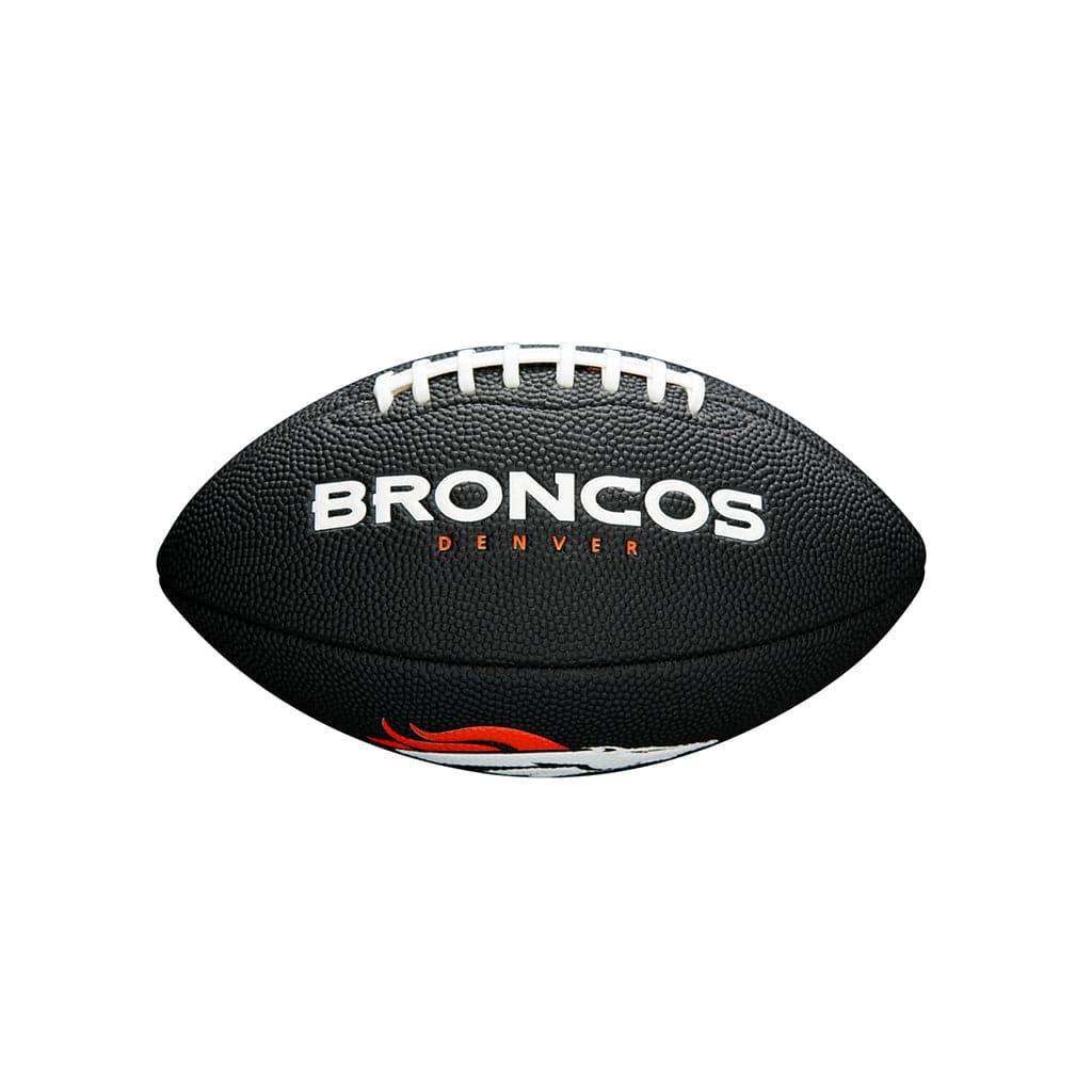 Wilson Sporting Goods Balls Denver Broncos Wilson NFL Mini Size Team Football - Black