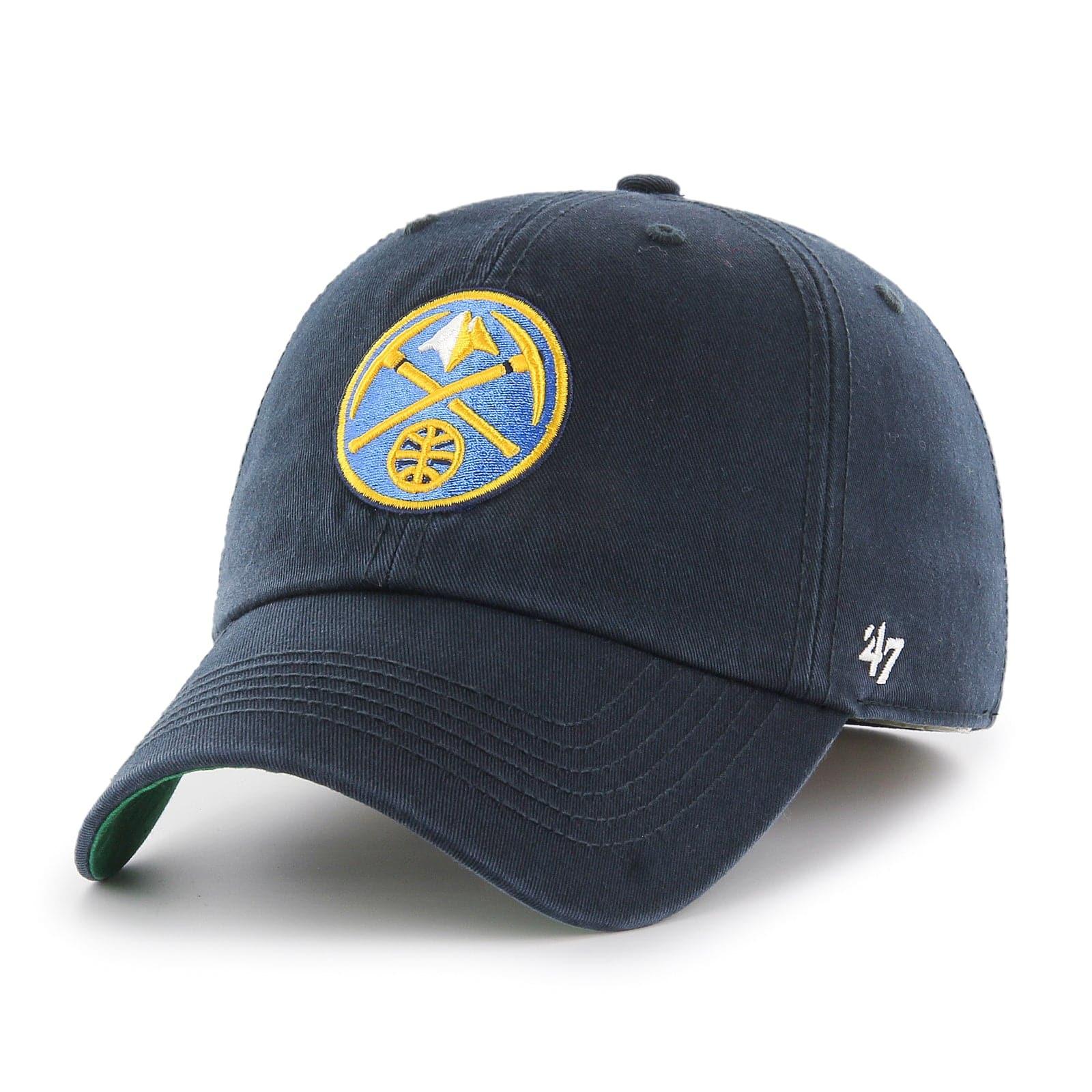 47 Brand Caps Denver Nuggets '47 NBA Team Franchise Fitted Curve Hat - Navy
