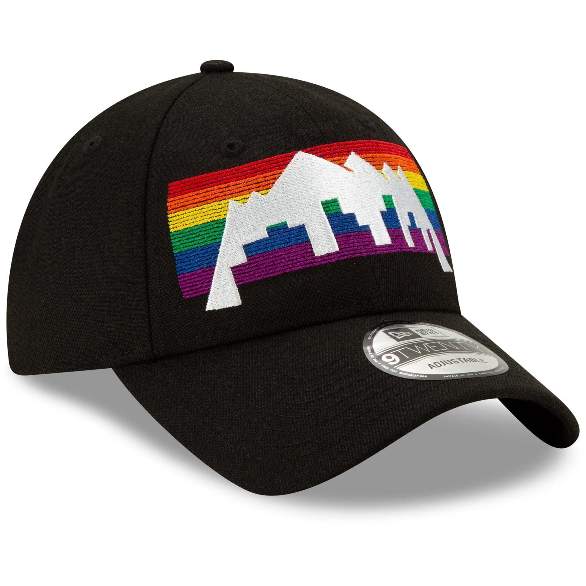 New Era Caps Denver Nuggets New Era NBA 2019 City Series 9TWENTY Curved Hat - Black