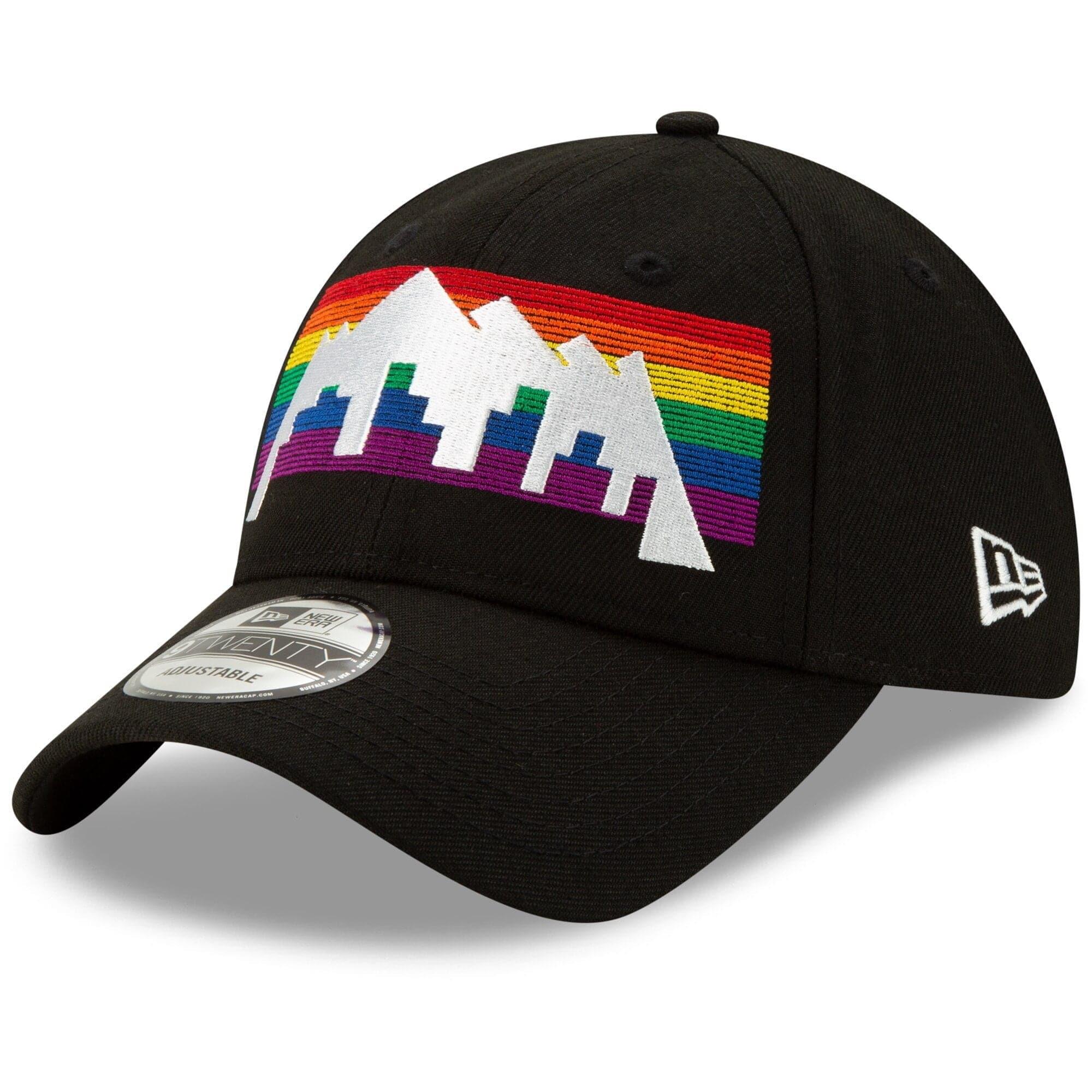 New Era Caps Denver Nuggets New Era NBA 2019 City Series 9TWENTY Curved Hat - Black