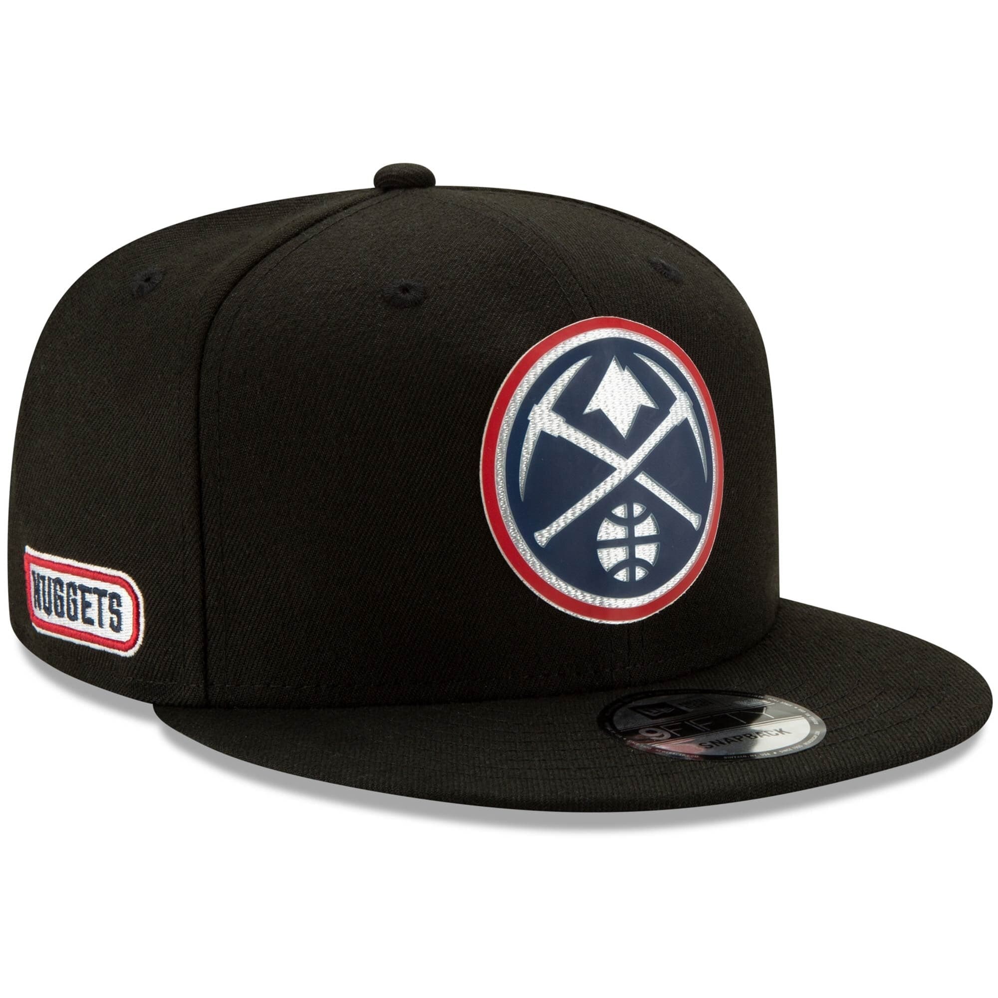 New Era Caps Denver Nuggets New Era NBA 2020 Back Half 9FIFTY Snapback Hat - Black