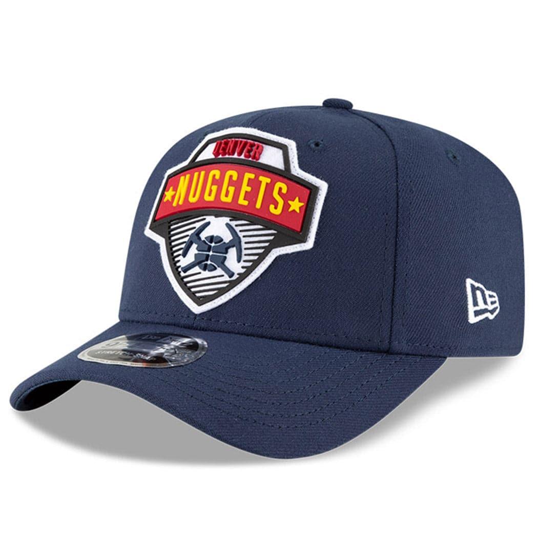 New Era Caps Denver Nuggets New Era NBA 2020 Tip-Off 9FIFTY Stretch-Snap Curve Hat - Navy