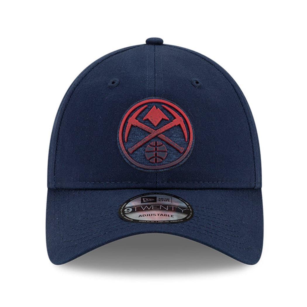 New Era Caps Denver Nuggets New Era NBA 2021 Back Half 9TWENTY Curved Hat - Navy