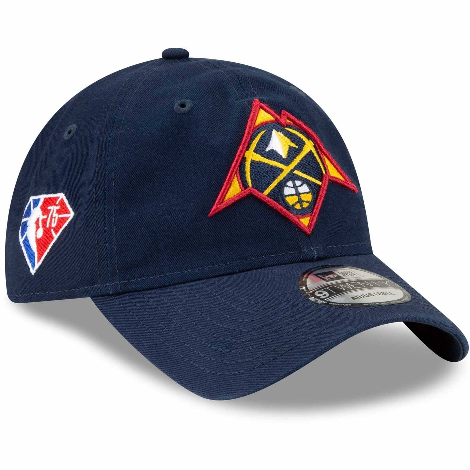 New Era Caps Denver Nuggets New Era NBA 2021 Draft 9TWENTY Strapback Hat - Navy