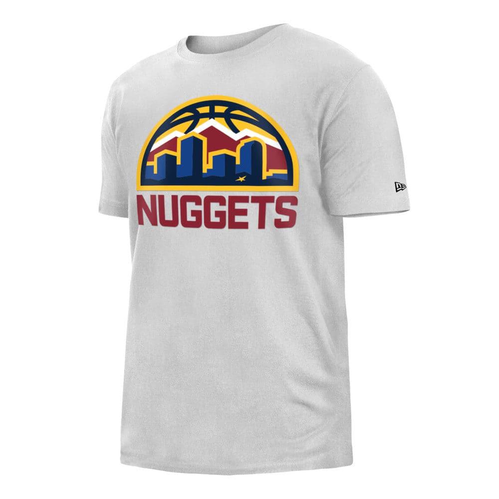 New Era T-Shirts Denver Nuggets New Era NBA 22-23 City Edition T-Shirt - White
