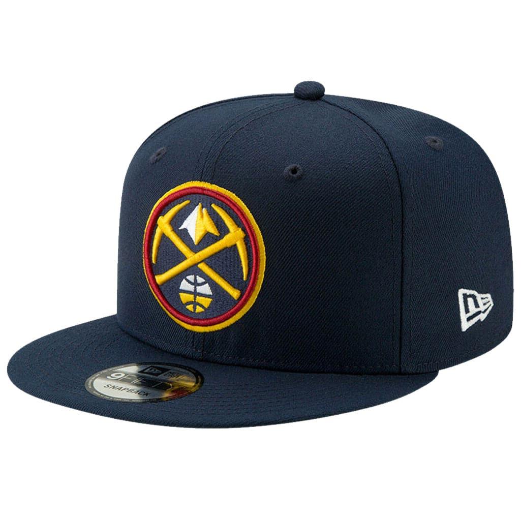 New Era Caps Denver Nuggets New Era NBA Team Colour 9FIFTY Snapback Hat - Navy