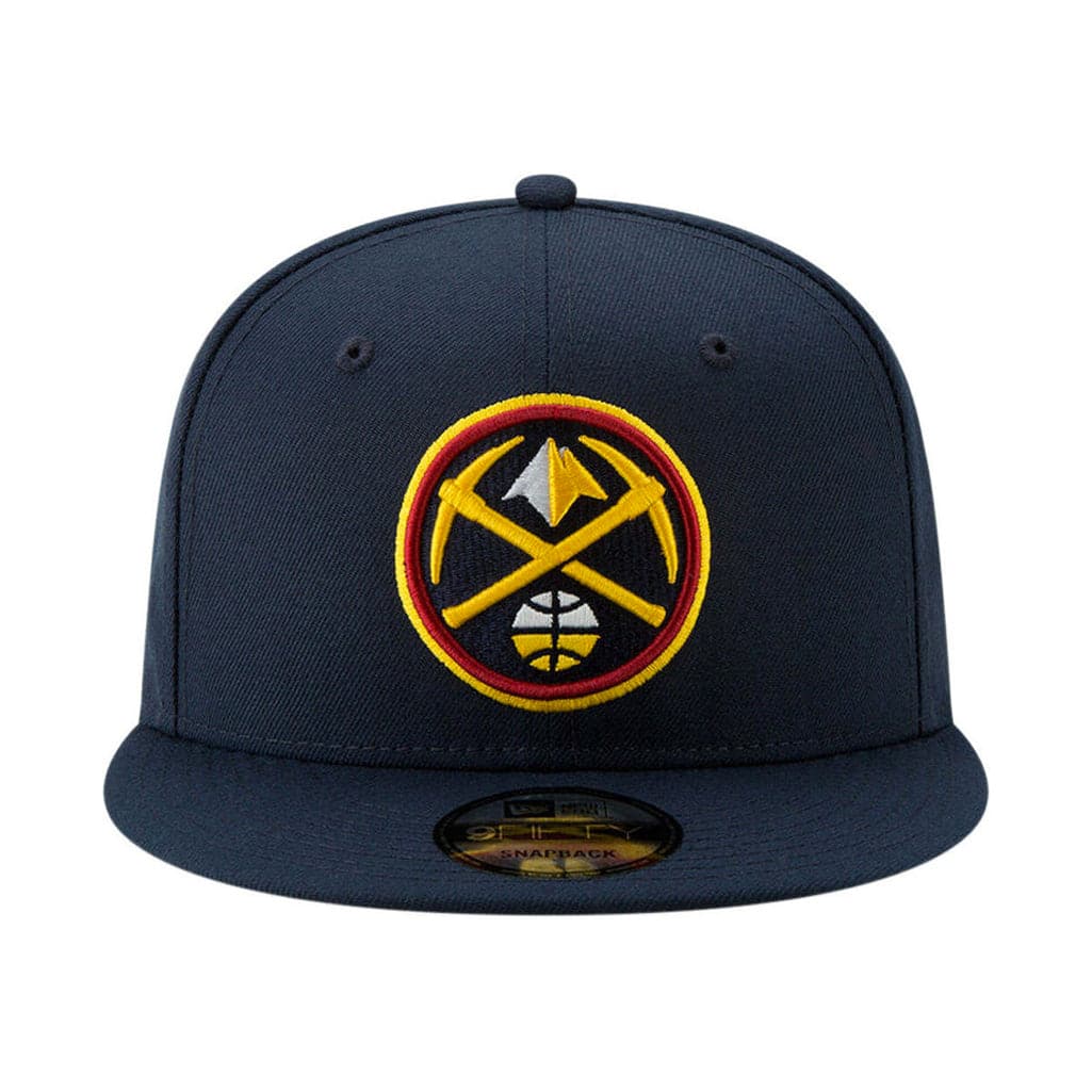 New Era Caps Denver Nuggets New Era NBA Team Colour 9FIFTY Snapback Hat - Navy