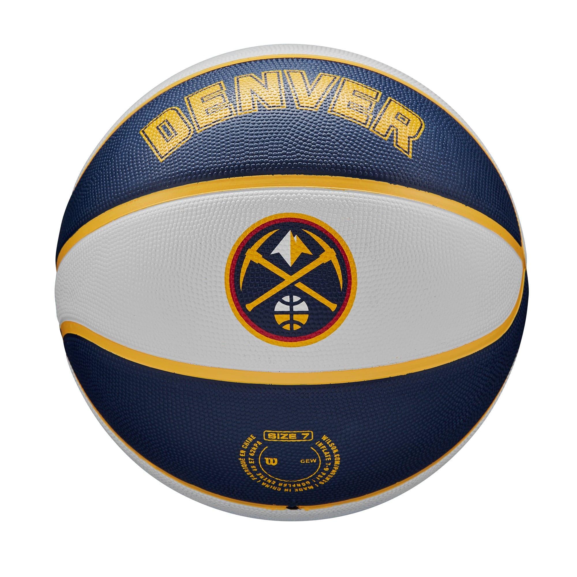 Wilson Sporting Goods Balls Denver Nuggets Wilson NBA 22-23 City Edition All Surface Basketball Ball