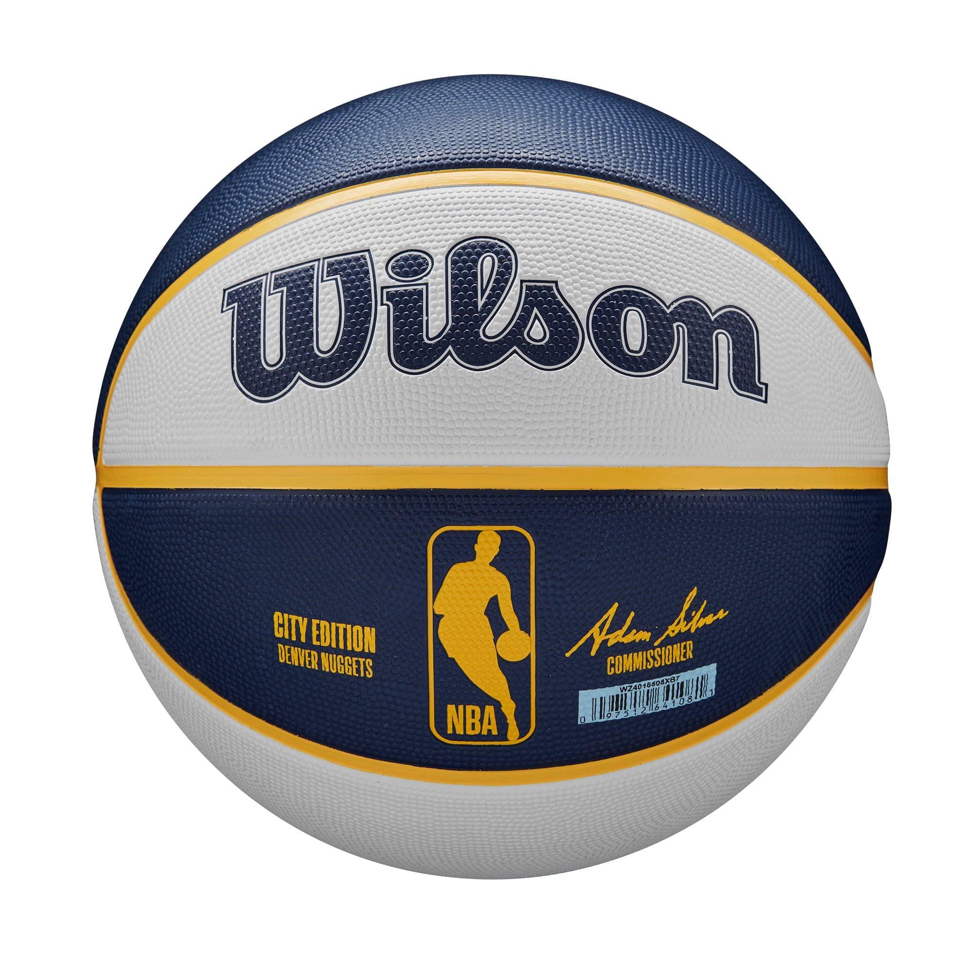 Wilson Sporting Goods Balls Denver Nuggets Wilson NBA 22-23 City Edition All Surface Basketball Ball