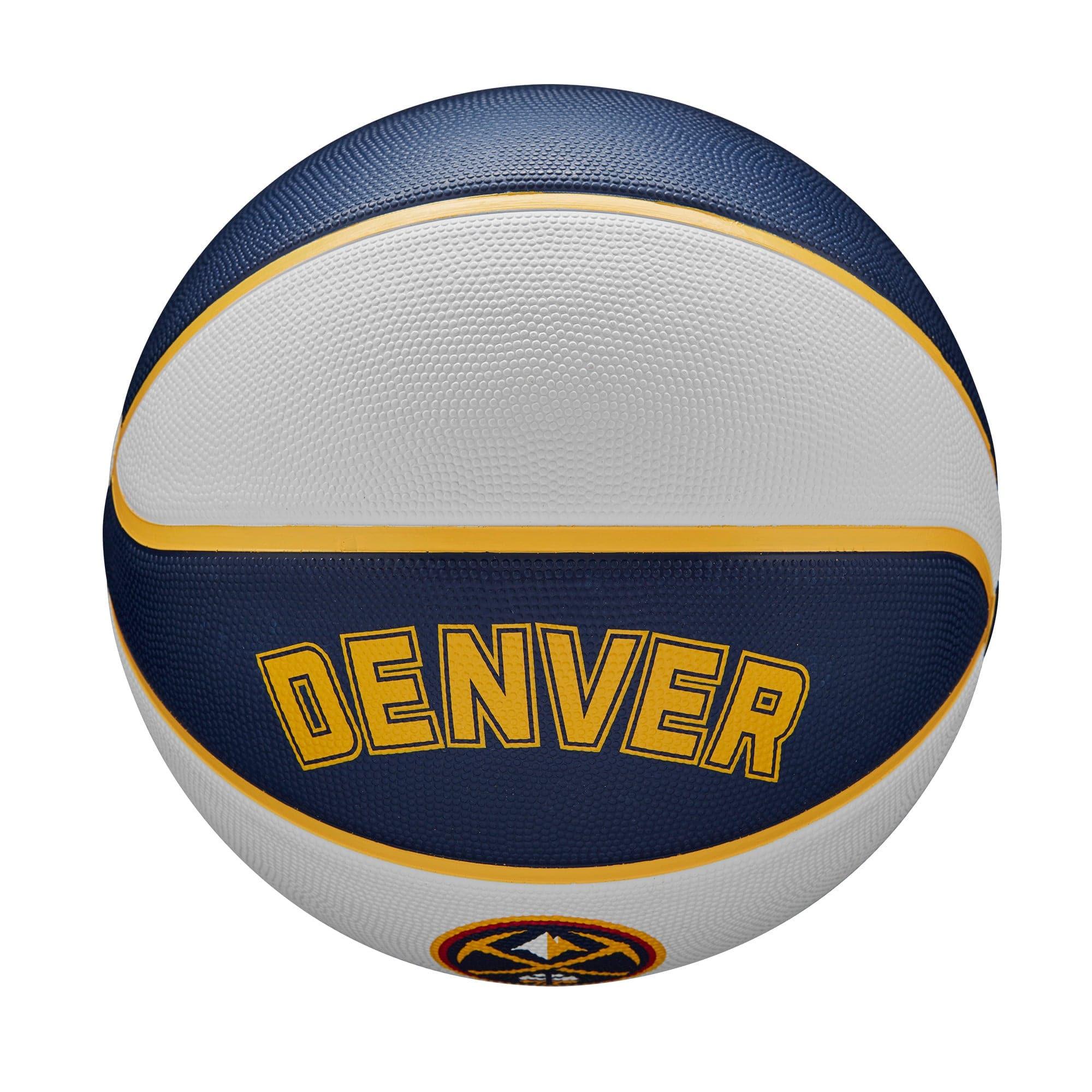 Wilson Sporting Goods Balls Denver Nuggets Wilson NBA 22-23 City Edition All Surface Basketball Ball