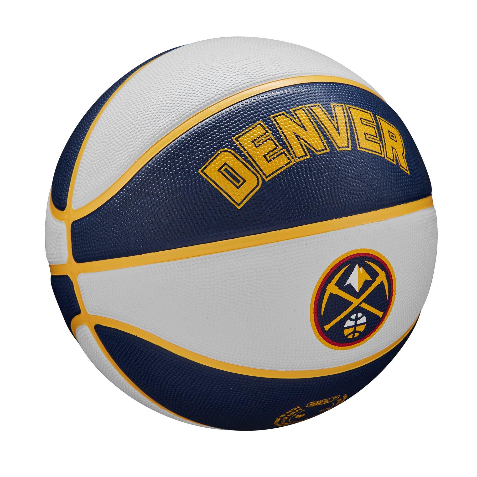 Wilson Sporting Goods Balls Denver Nuggets Wilson NBA 22-23 City Edition All Surface Basketball Ball