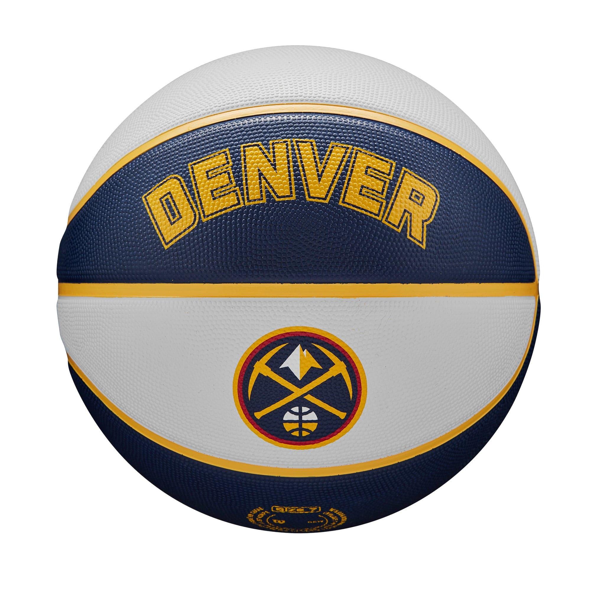 Wilson Sporting Goods Balls Denver Nuggets Wilson NBA 22-23 City Edition All Surface Basketball Ball