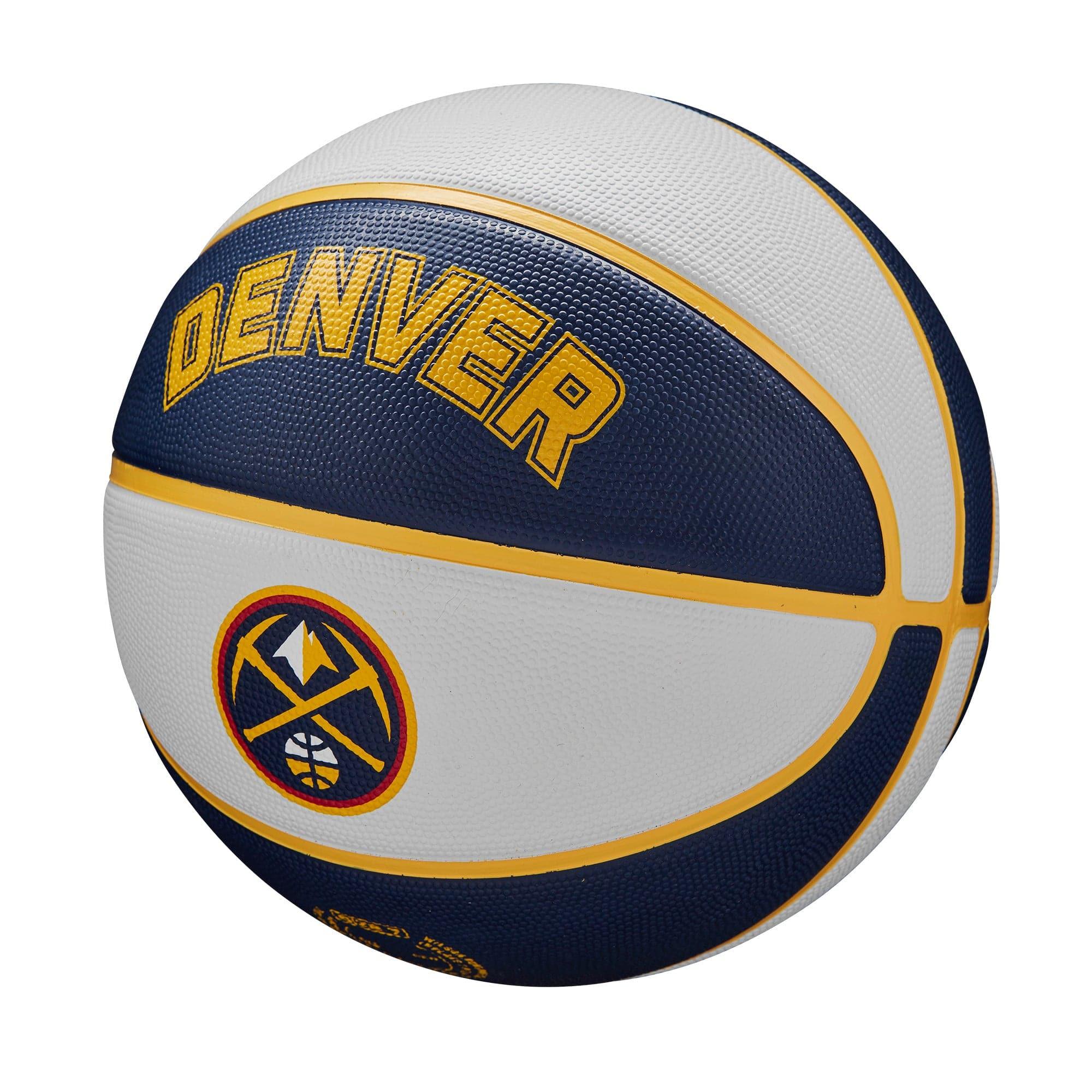 Wilson Sporting Goods Balls Denver Nuggets Wilson NBA 22-23 City Edition All Surface Basketball Ball